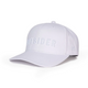 Outsider White on White Monochrome Hat with adjustable snapback